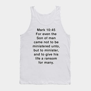 Mark 10:45 Tank Top